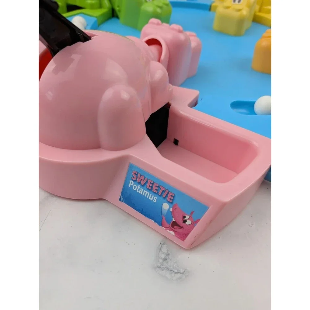 Hungry Hungry Hippos Board Game Tabletop Hasbro 2006 16 Marbles No Box